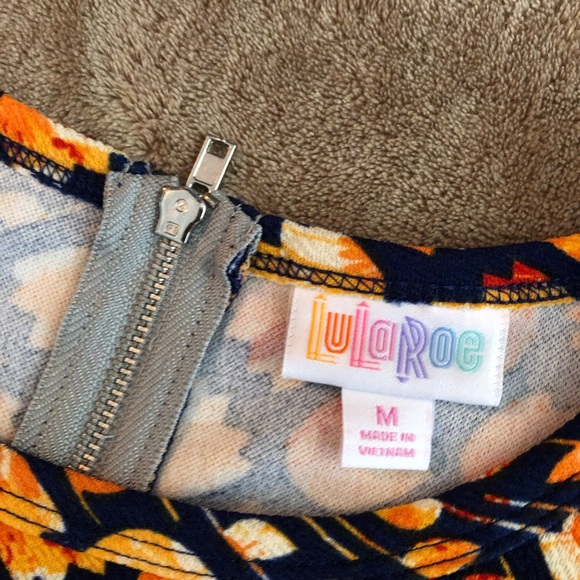 LuLaRoe Flower Dress with Pockets - Picture 3 of 6